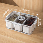 3-Grid Refrigerator Storage Box
