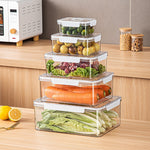 5-in-1 Rectangular Food Storage Box Set