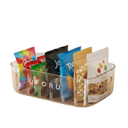 UFORU Transparent Division Grid Storage Box