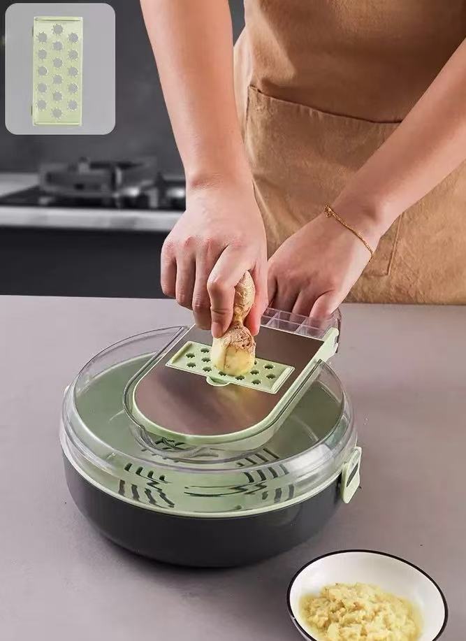 9-in-1 Vegetable Chopper – Multi-Functional Food Cutter, Dicer, Grater & Slicer
