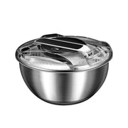 Large Stainless Steel Manual Salad Spinner – Fruit & Vegetable Dryer