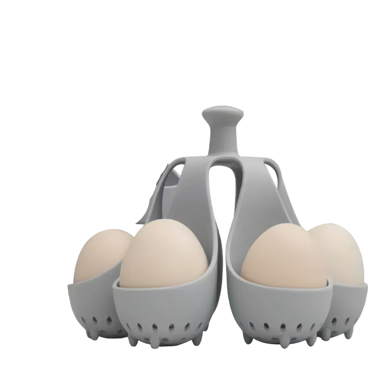 Egg Poacher – 4-Egg Cooker with Poaching Brackets for Soft & Hard Boiled Eggs