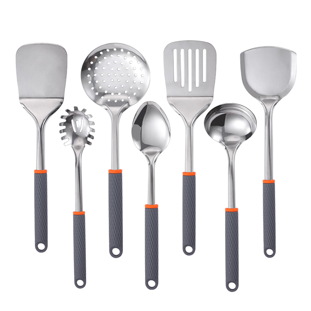 7-Piece Stainless Steel Cooking Utensils Set