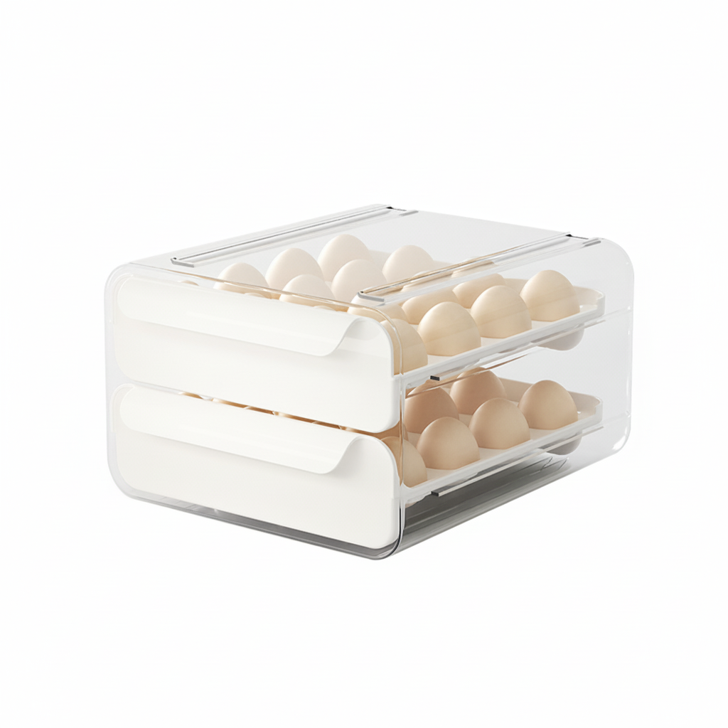 UFORU Double-Layer Egg Storage Box