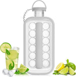 2-in-1 Portable Ice Ball Maker – Ice Cube Tray & Water Bottle in One