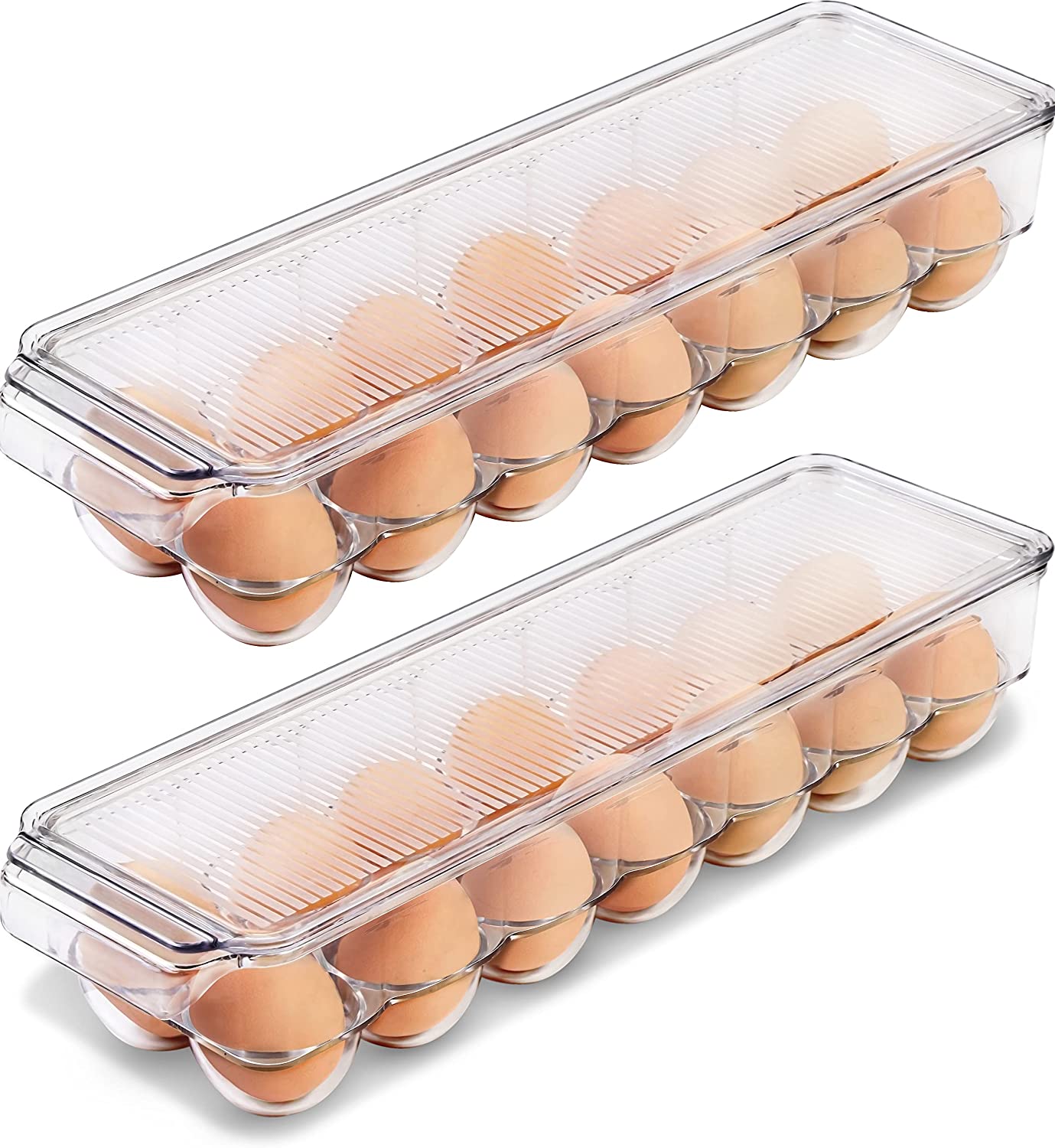 14-Egg Storage Container for Refrigerator