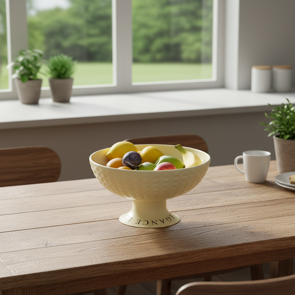 UFORU Draining Fruit Plate - Beige