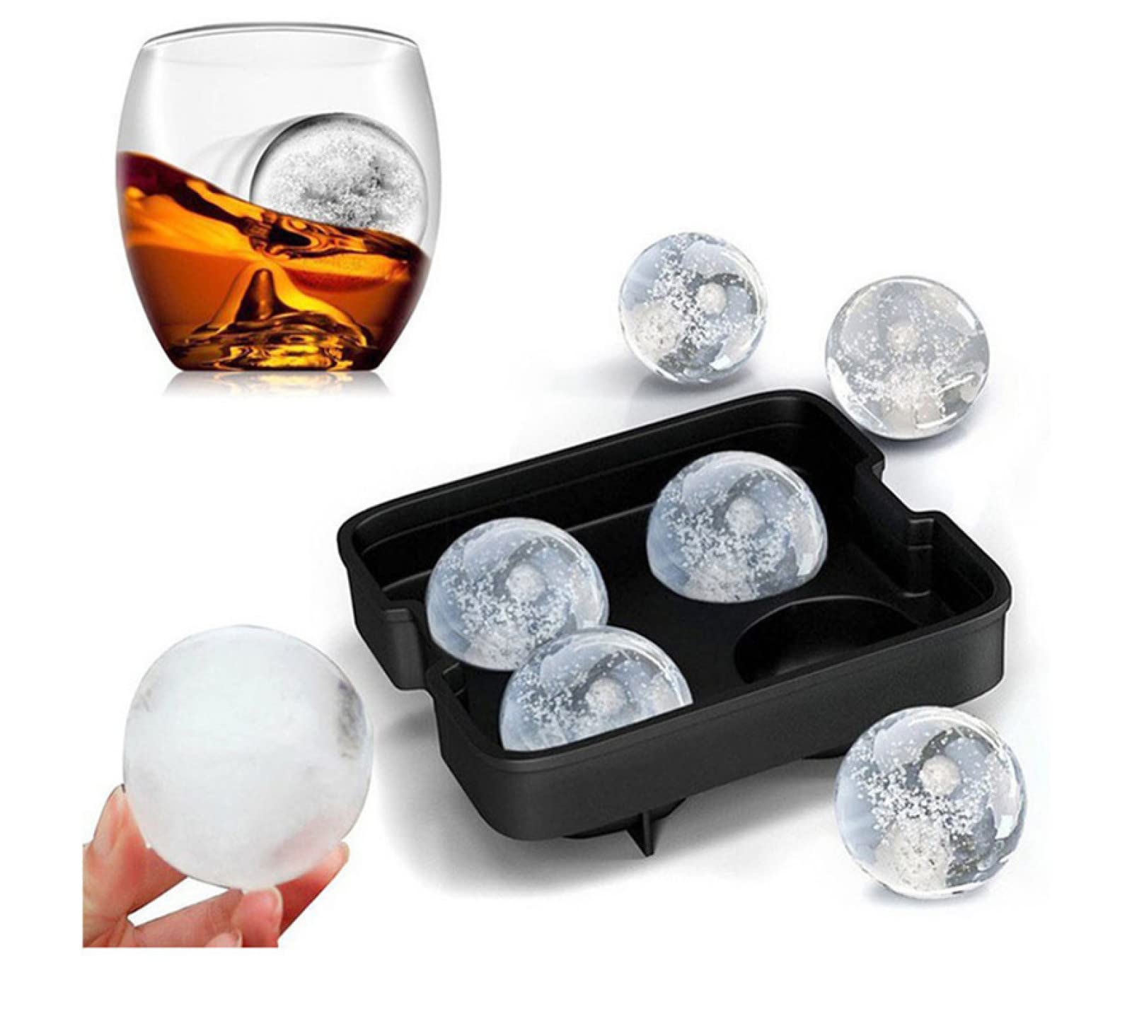 Ice Cube Trays 2 in 1 Portable Ice Ball Maker Kettle With 17 Grids