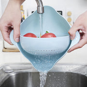 Double-Layer Foldable Sink Colander