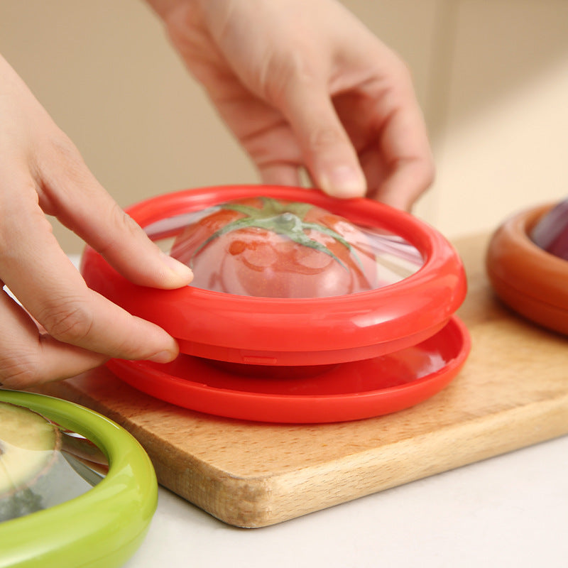 Set of 4 Reusable Fruit and Veggie Savers