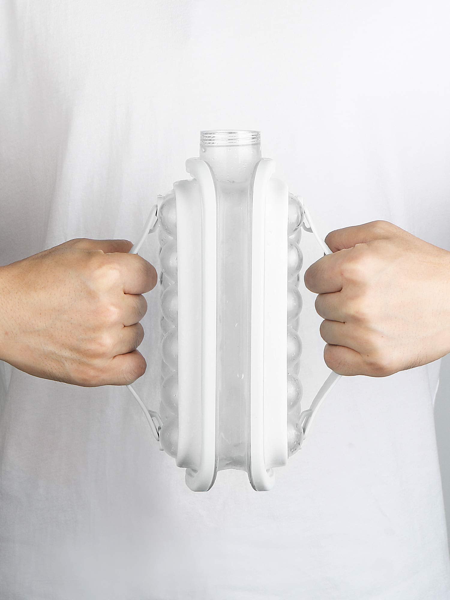 2-in-1 Portable Ice Ball Maker – Ice Cube Tray & Water Bottle in One