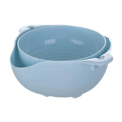 Double-Layer Foldable Sink Colander