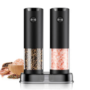 Rechargeable Electric Pepper & Salt Grinder – Automatic Spice Mill