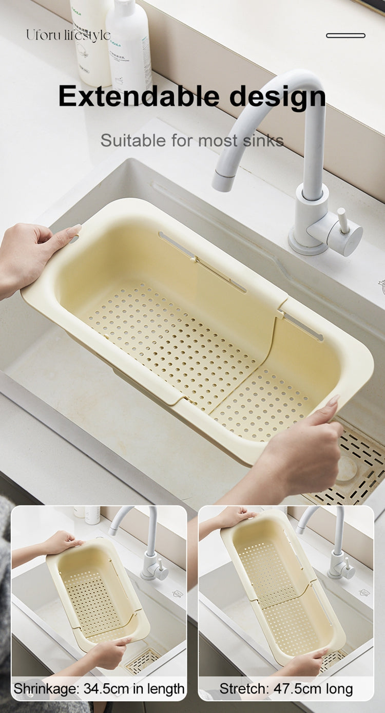 UFORU Multi-Functional Retractable Drain Basket