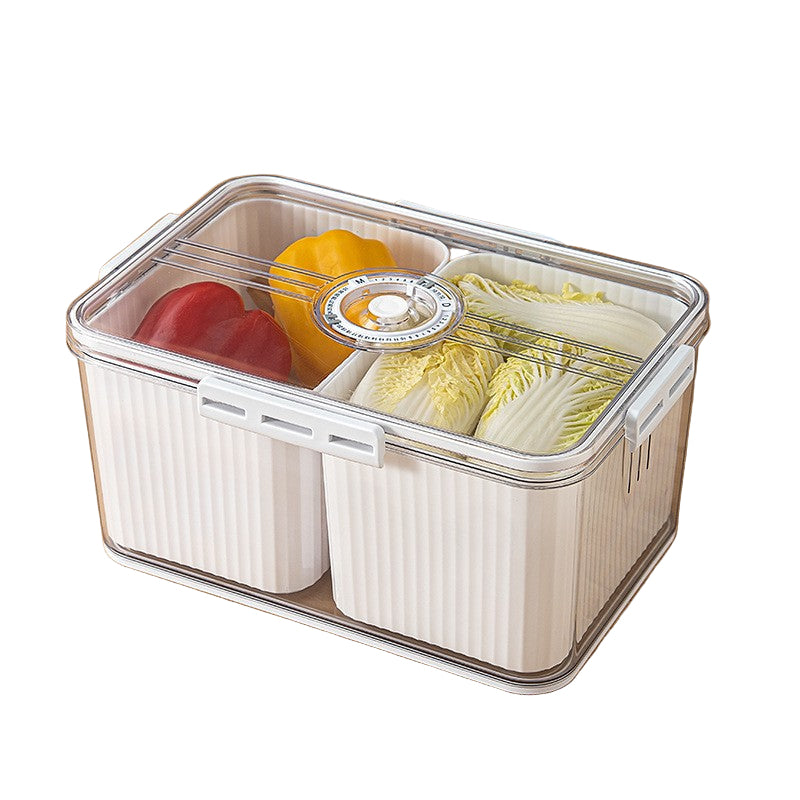 2-Grid Refrigerator Storage Box