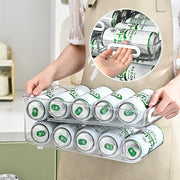 Double-Layer Transparent Beverage Storage Box