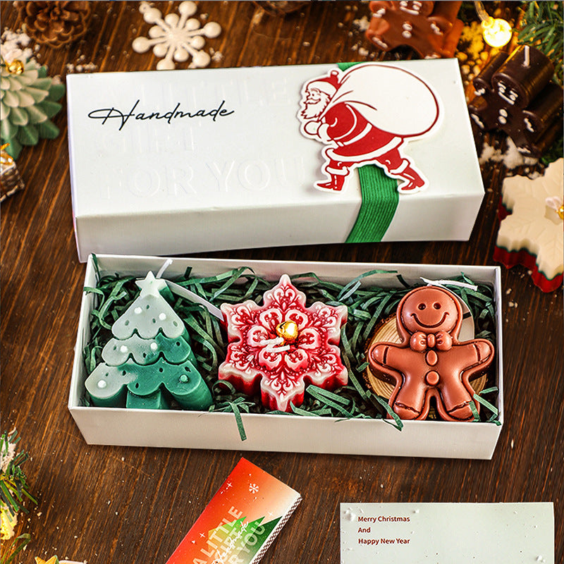 Christmas Candle Set of 3 | Assorted Holiday Designs