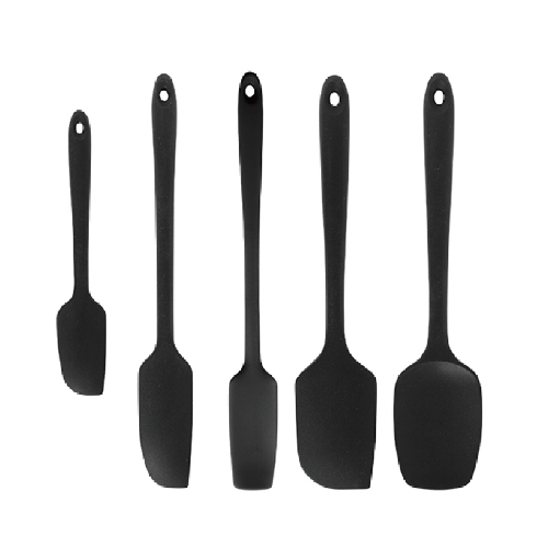 5-Piece Plastic Baking Spatula & Scraper Set