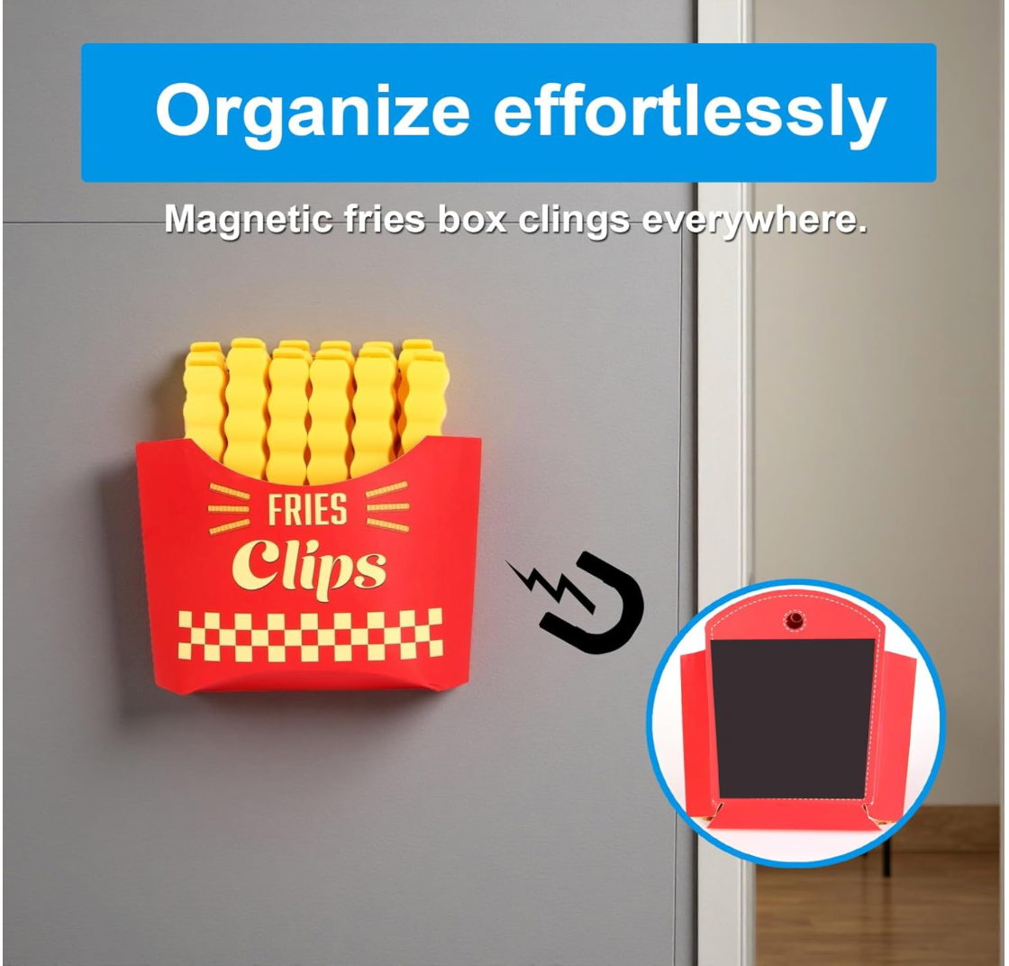 Fries Box Bag Clips (12PCS)