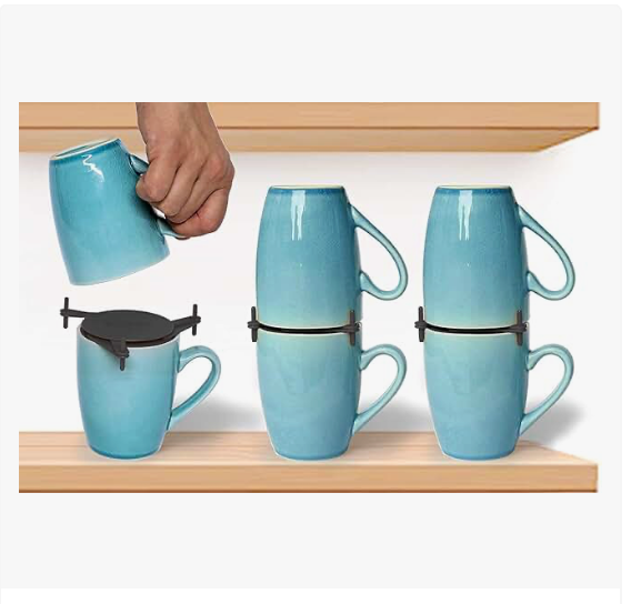 Mug Organizers and Storage Rack - (5 PCS Per Set)