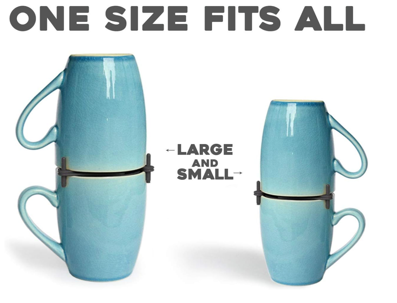 Mug Organizers and Storage Rack - (5 PCS Per Set)