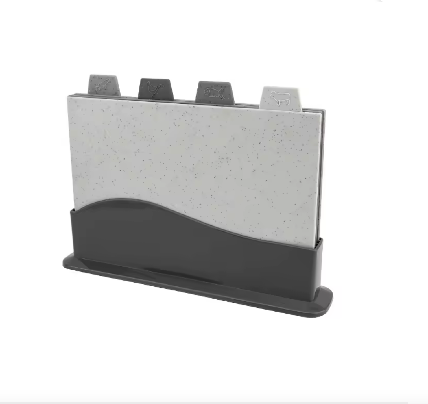 4-in-1 Starry Marble PP Cutting Board Set