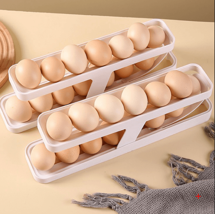 UFORU Refrigerator Rolling Egg Holder