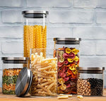 Glass Jar with Metal Lid