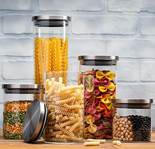 Glass Jar with Metal Lid