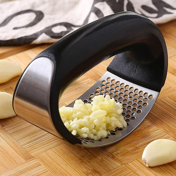 Stainless Steel Garlic Press & Mincer