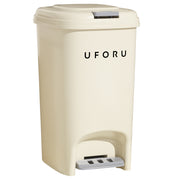 UFORU Pedal Trash Bin with Two-Way Opening