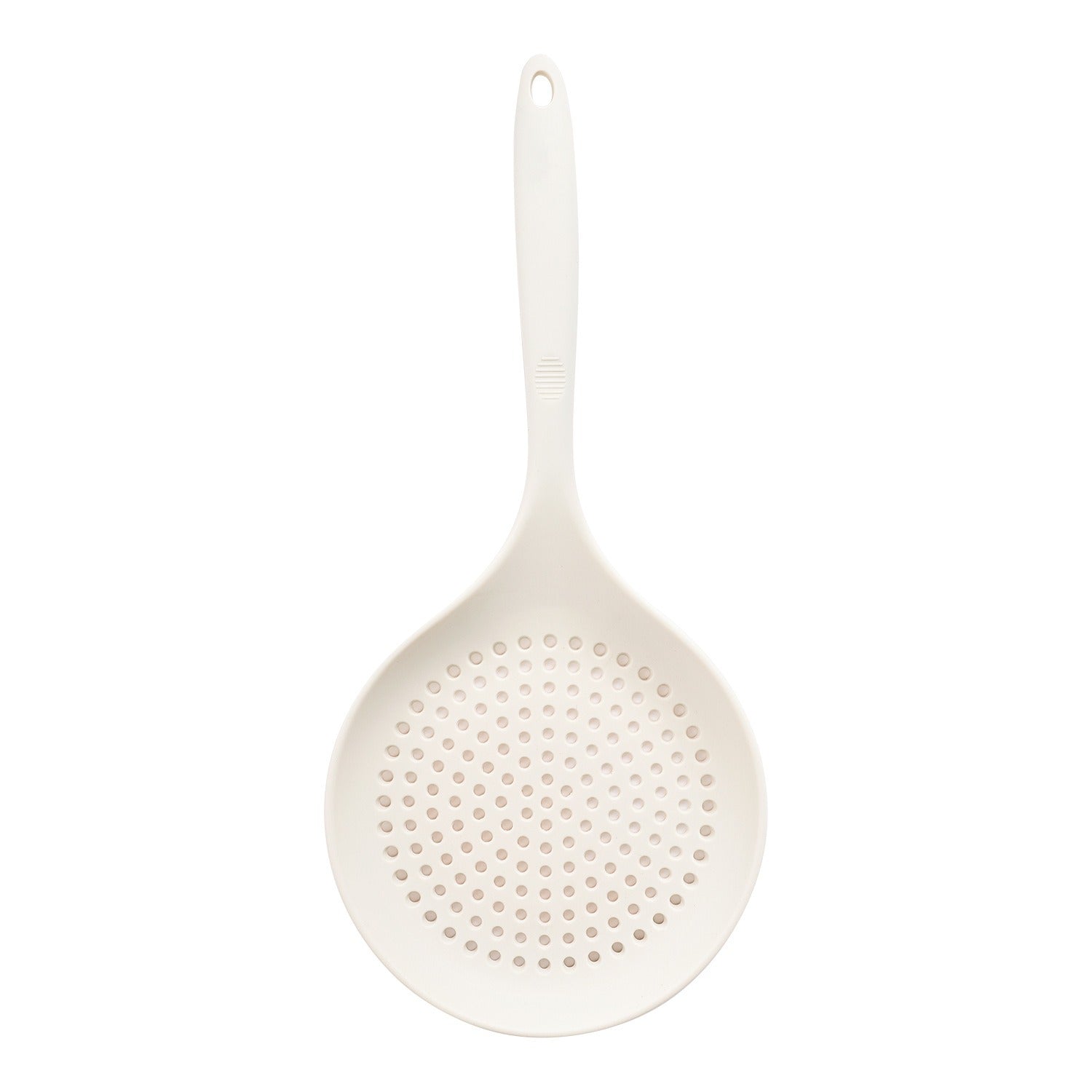 Heat-Resistant Large Slotted Skimmer Spoon