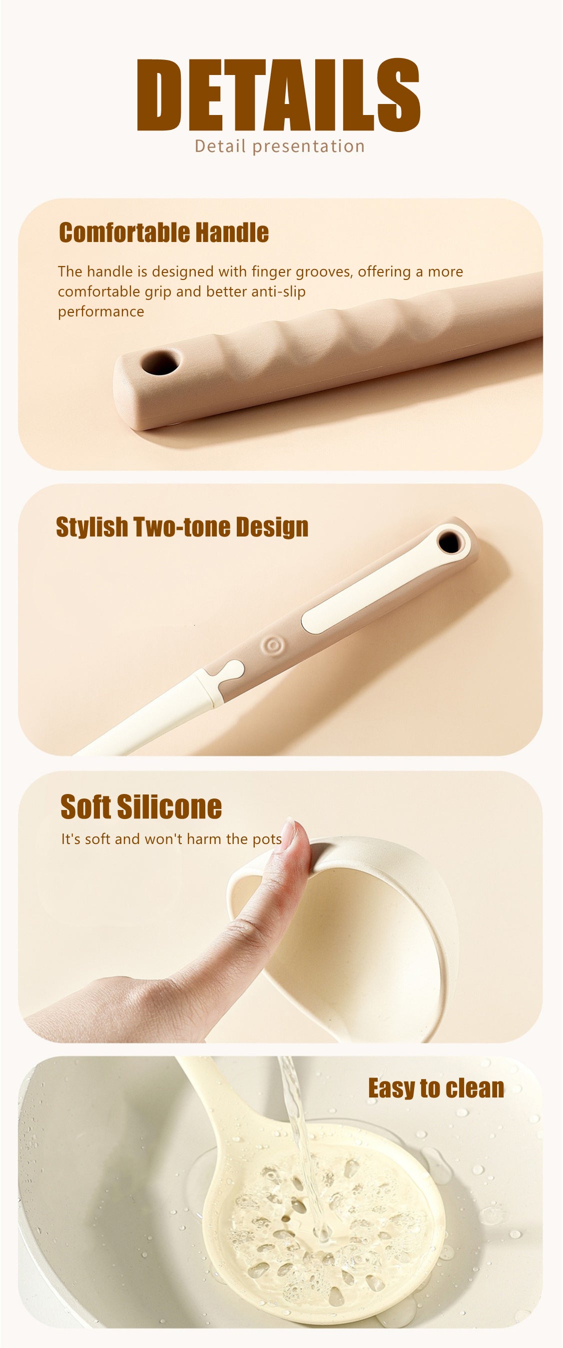 4-Piece Heat-Resistant Silicone Cooking Utensil Set