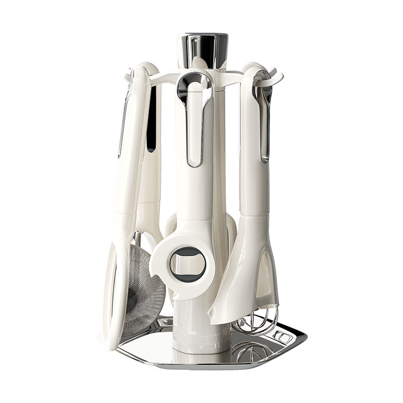 7-Piece Multifunctional Kitchen Gadget Set with Stand